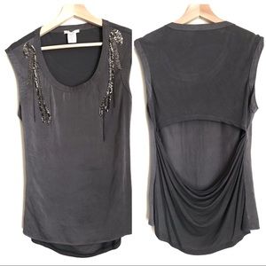 Esley Sleeveless Silk Top